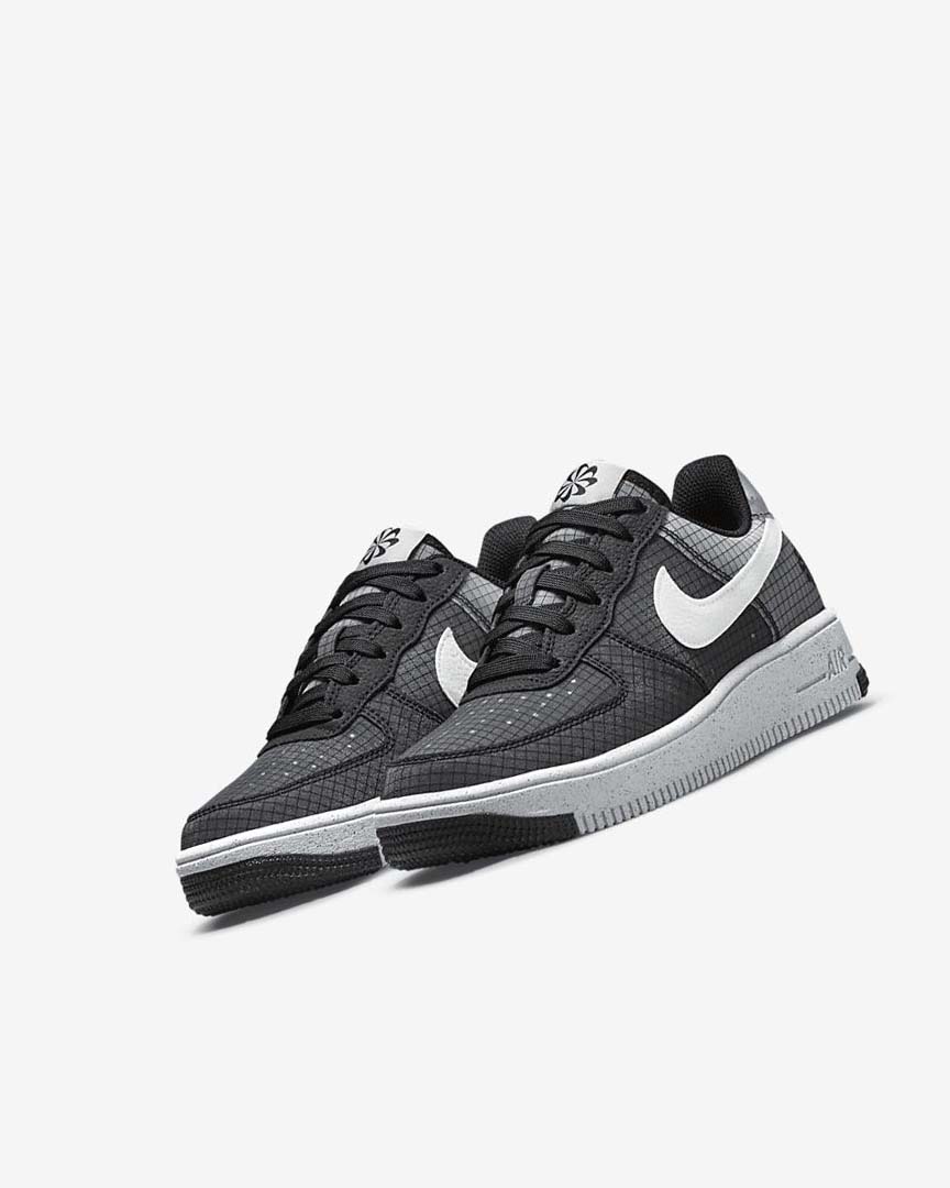 Black / White Nike Air Force 1 Crater Boys' Sneakers | CA_2627