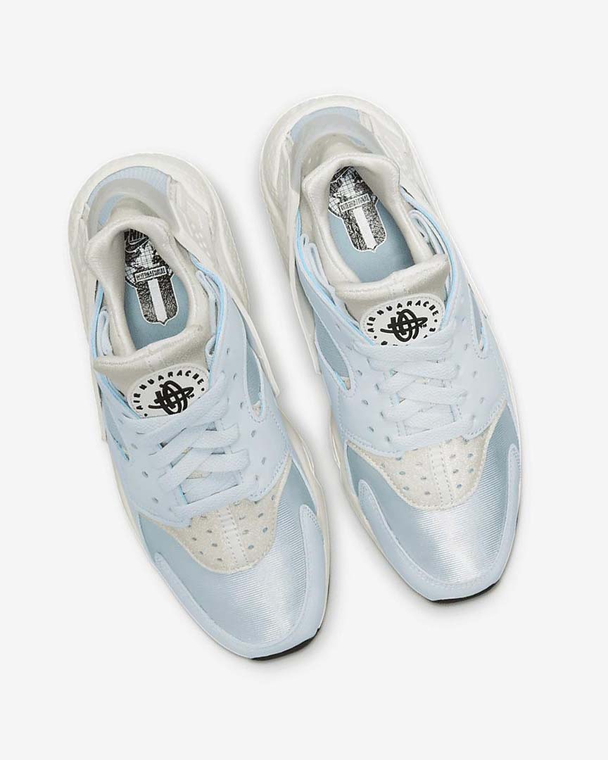 Black / White Nike Air Huarache Women's Sneakers | CA_2944