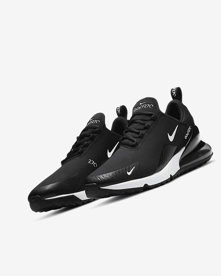 Black / White Nike Air Max 270 G Women's Golf Shoes | CA_2996