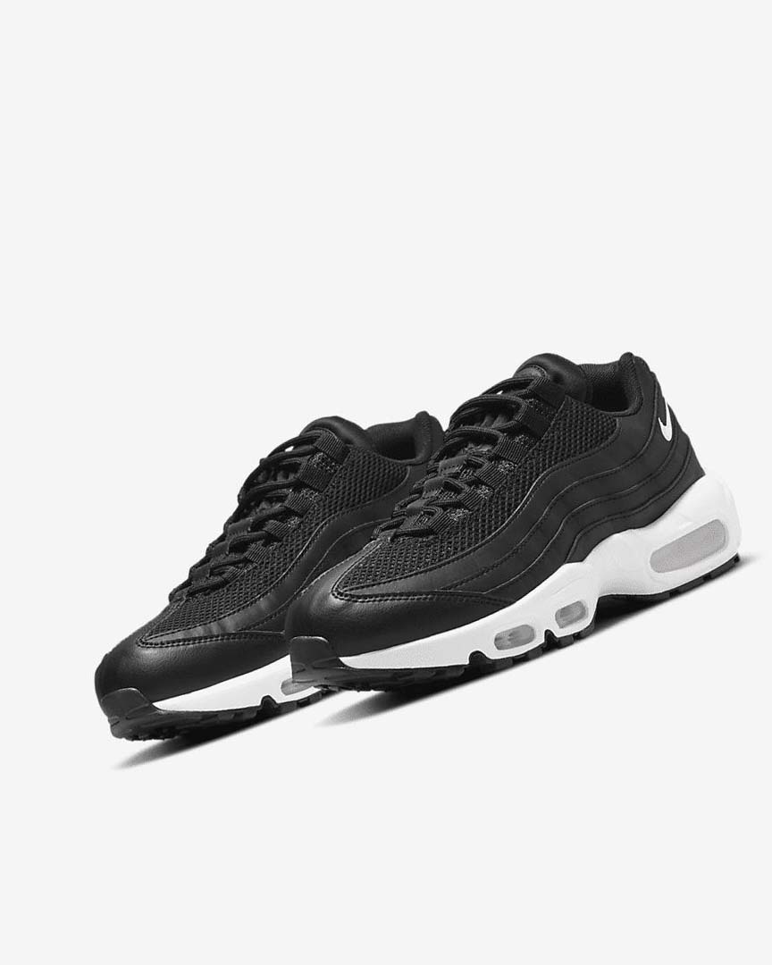 Black / White Nike Air Max 95 Women's Casual Shoes | CA_3264