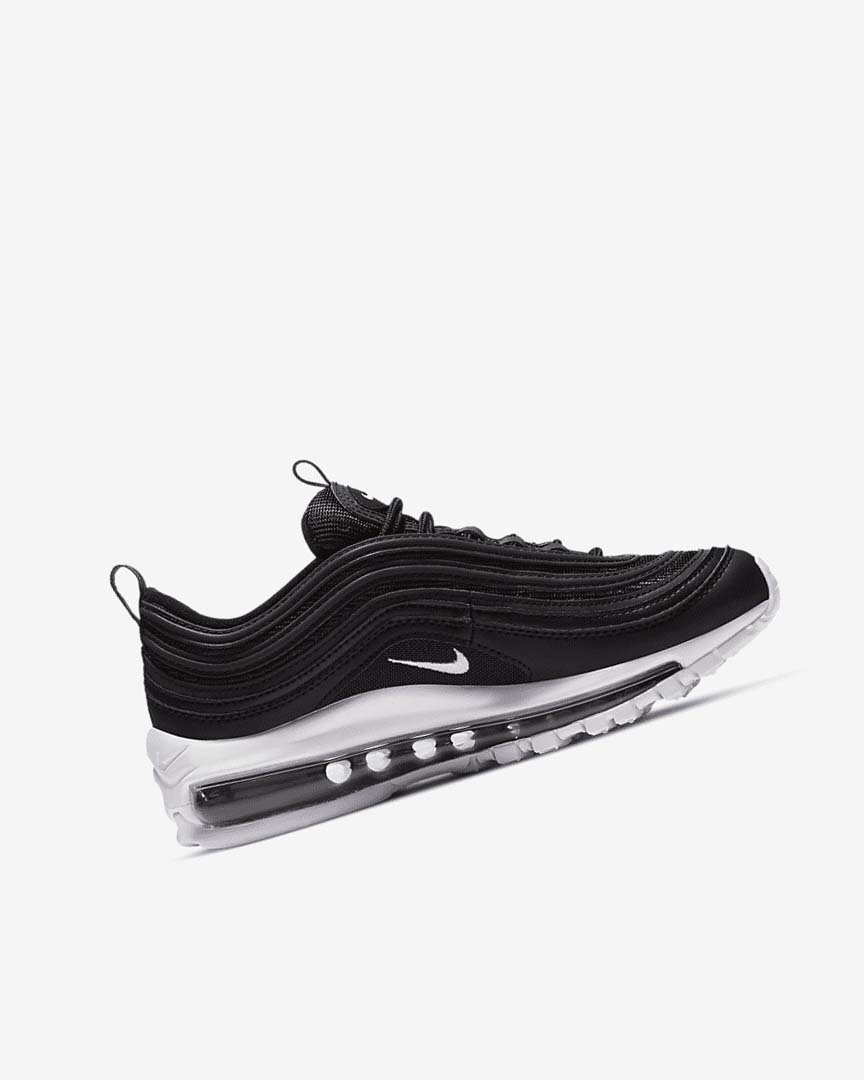 Black / White Nike Air Max 97 Boys' Casual Shoes | CA_3224