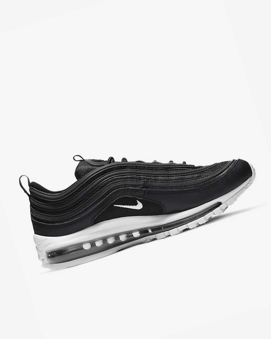 Black / White Nike Air Max 97 Men's Casual Shoes | CA_4725