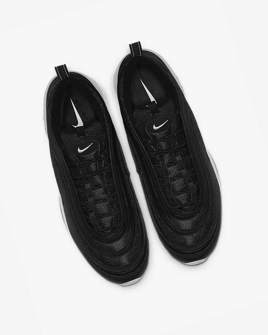Black / White Nike Air Max 97 Men's Casual Shoes | CA_4725