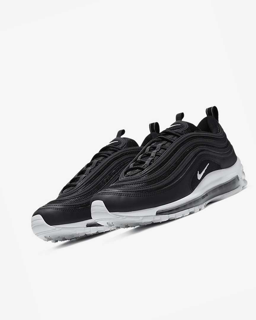 Black / White Nike Air Max 97 Men's Casual Shoes | CA_4725