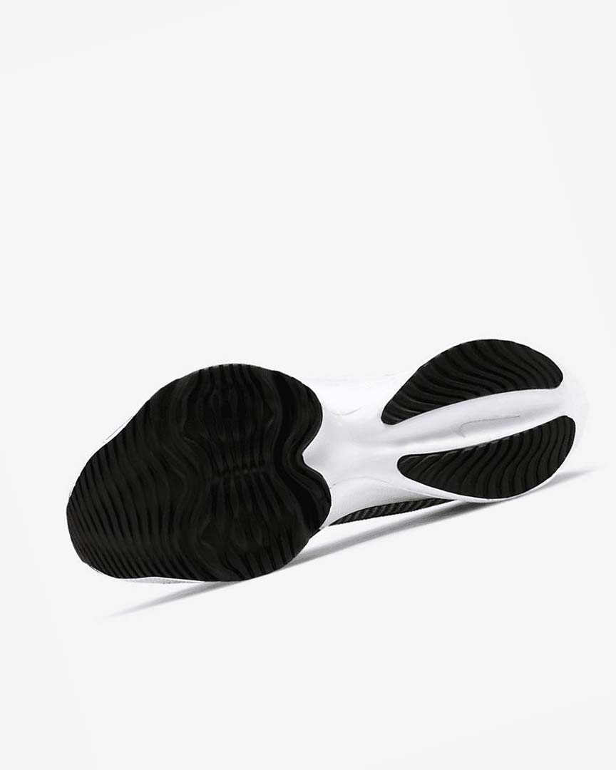 Black / White Nike Air Zoom Tempo NEXT% Men's Running Shoes | CA_2267