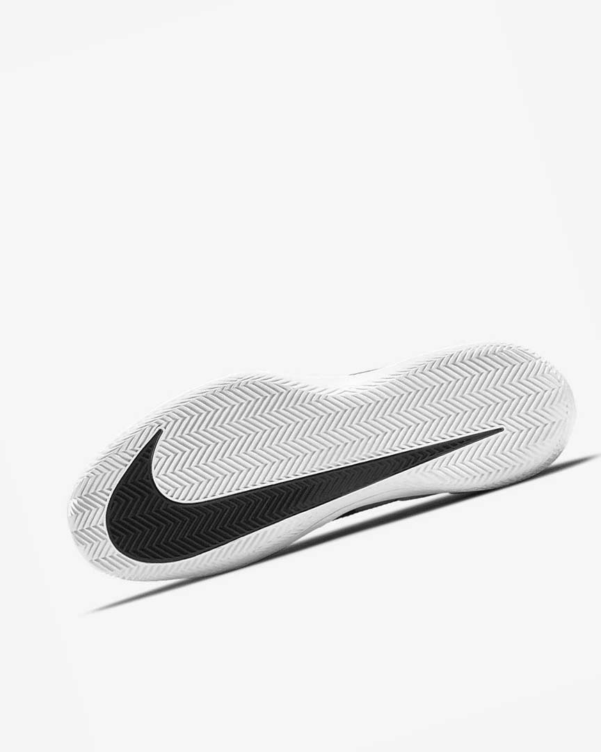 Black / White Nike Court Air Zoom Vapor Pro Men's Tennis Shoes | CA_4772