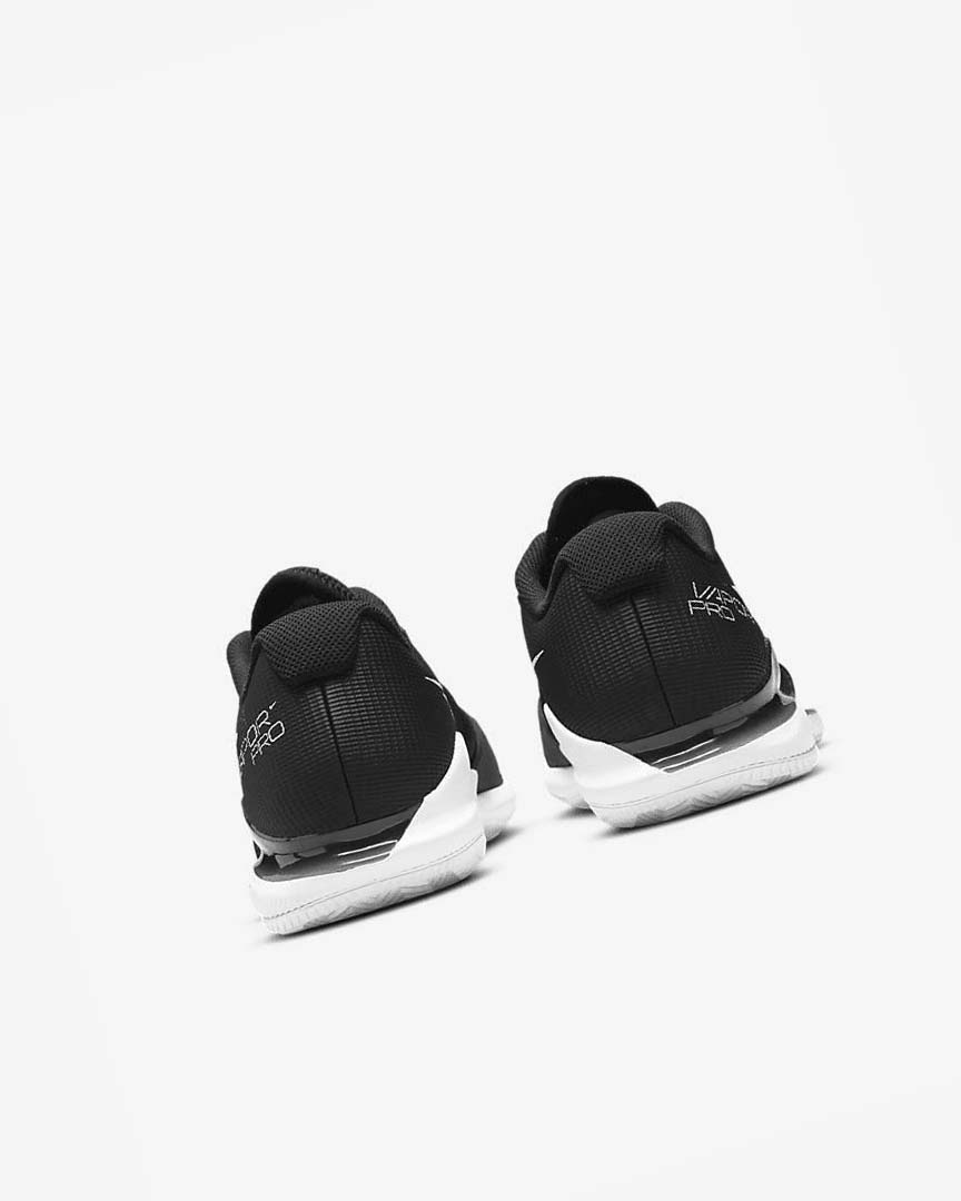 Black / White Nike Court Air Zoom Vapor Pro Men's Tennis Shoes | CA_4772