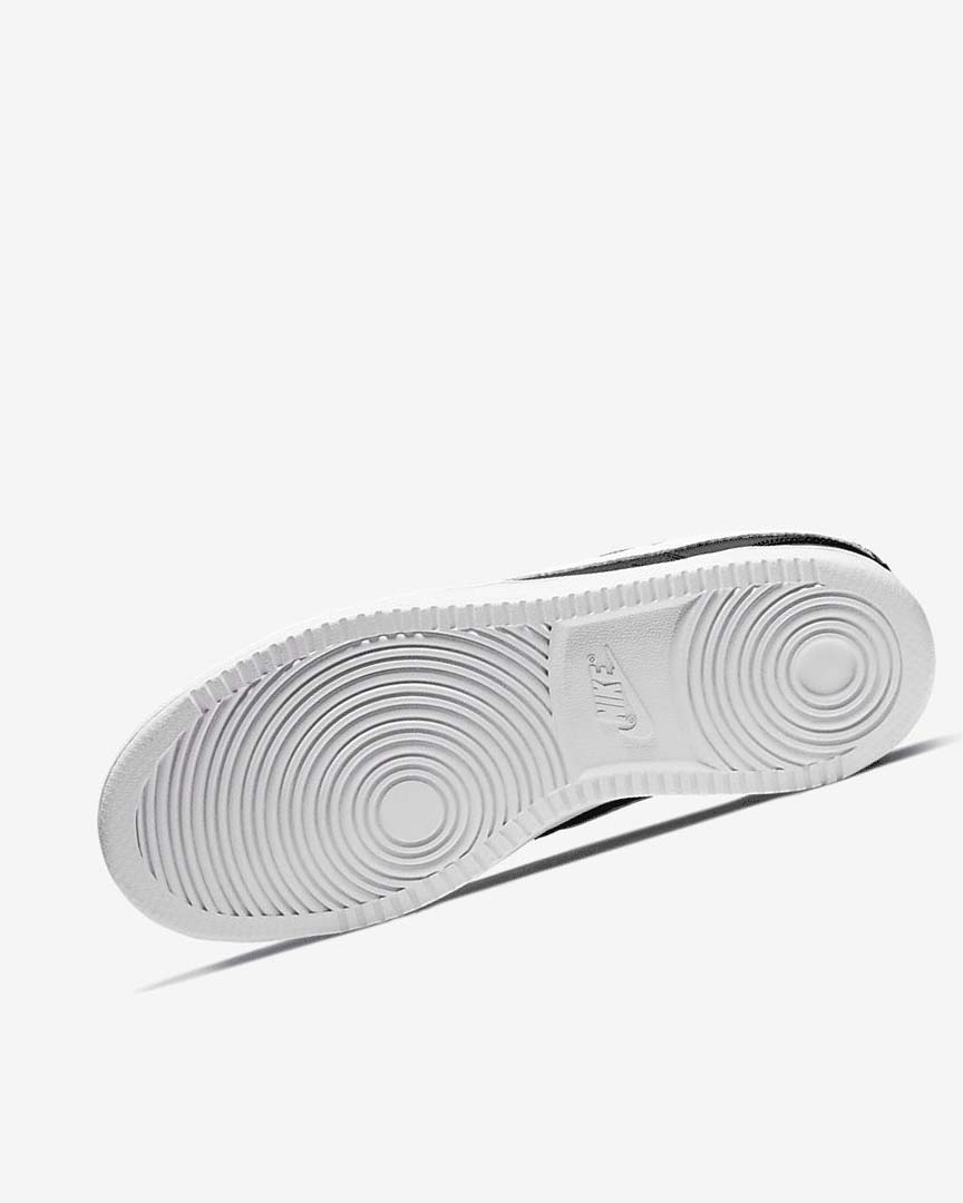 Black / White Nike Court Vision Low Women's Sneakers | CA_2919