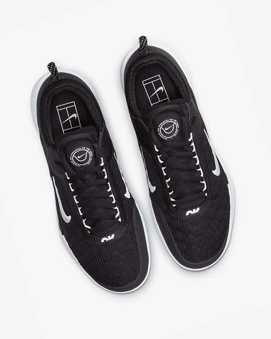 Black / White Nike Court Zoom NXT Men's Tennis Shoes | CA_5406