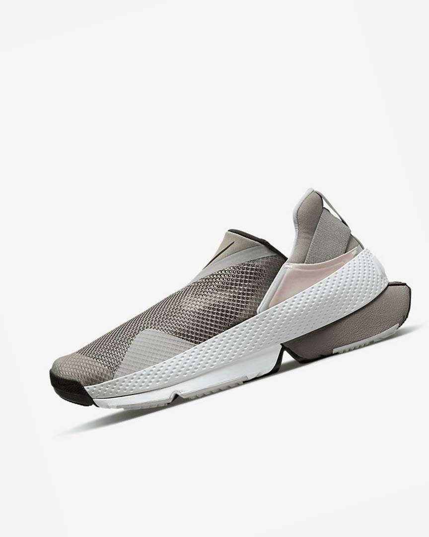 Black / White Nike Go FlyEase Men's Sneakers | CA_4643