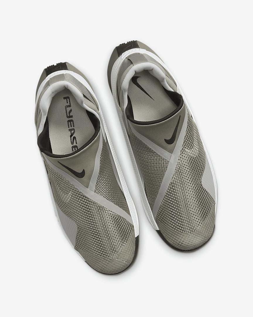Black / White Nike Go FlyEase Women's Sneakers | CA_5056
