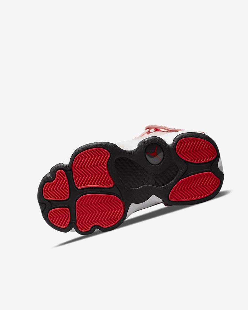 Black / White Nike Jordan 6 Rings Boys' Basketball Shoes | CA_2420
