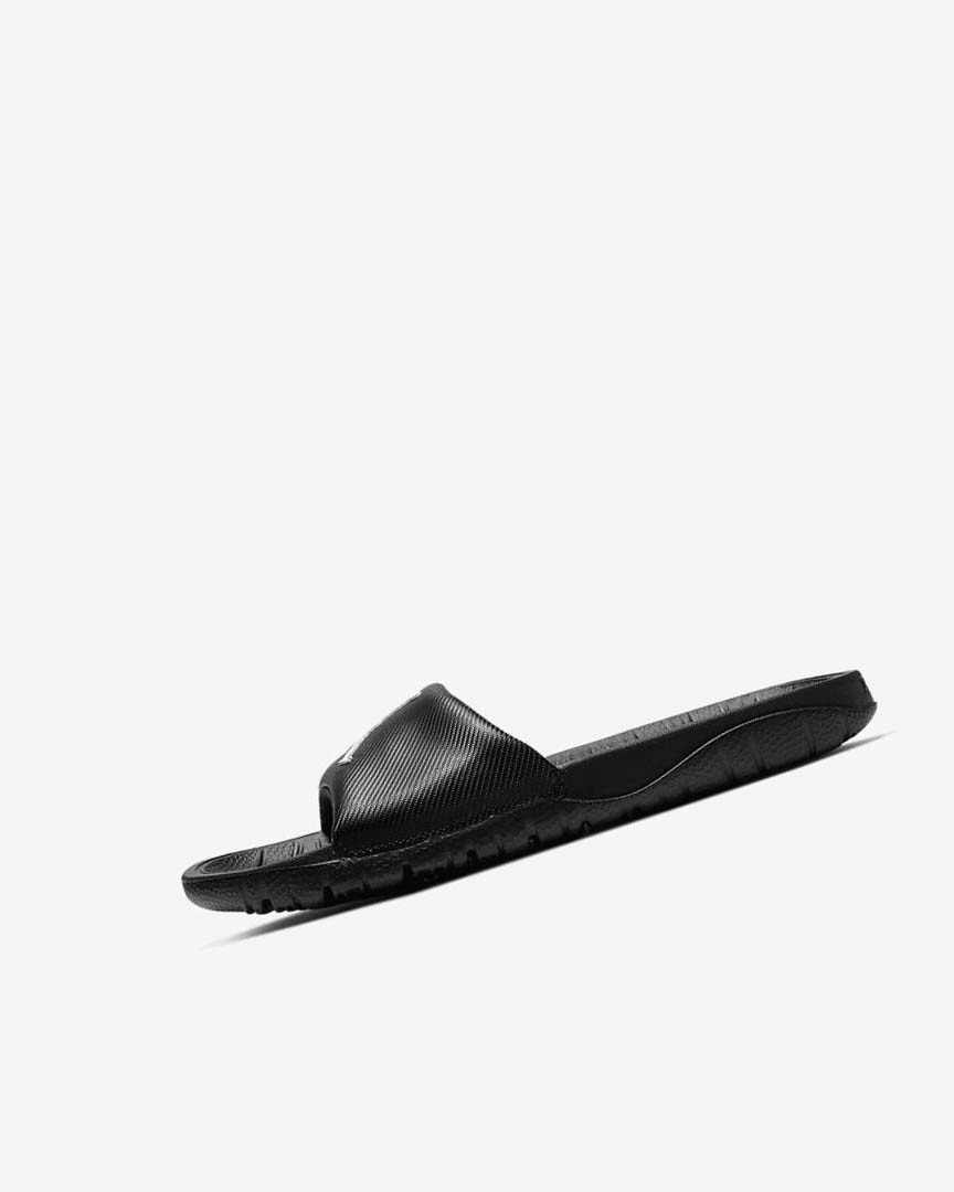 Black / White Nike Jordan Break Boys' Slides | CA_4802