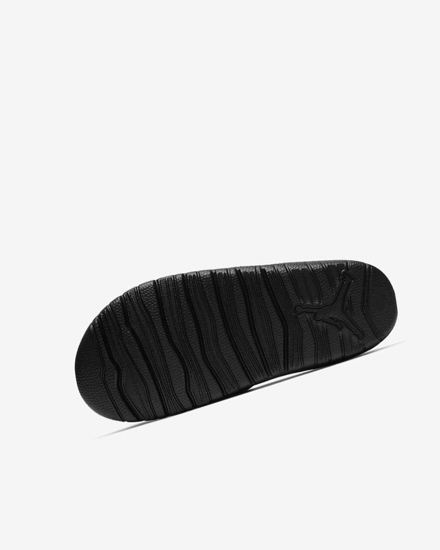 Black / White Nike Jordan Break Boys' Slides | CA_4802
