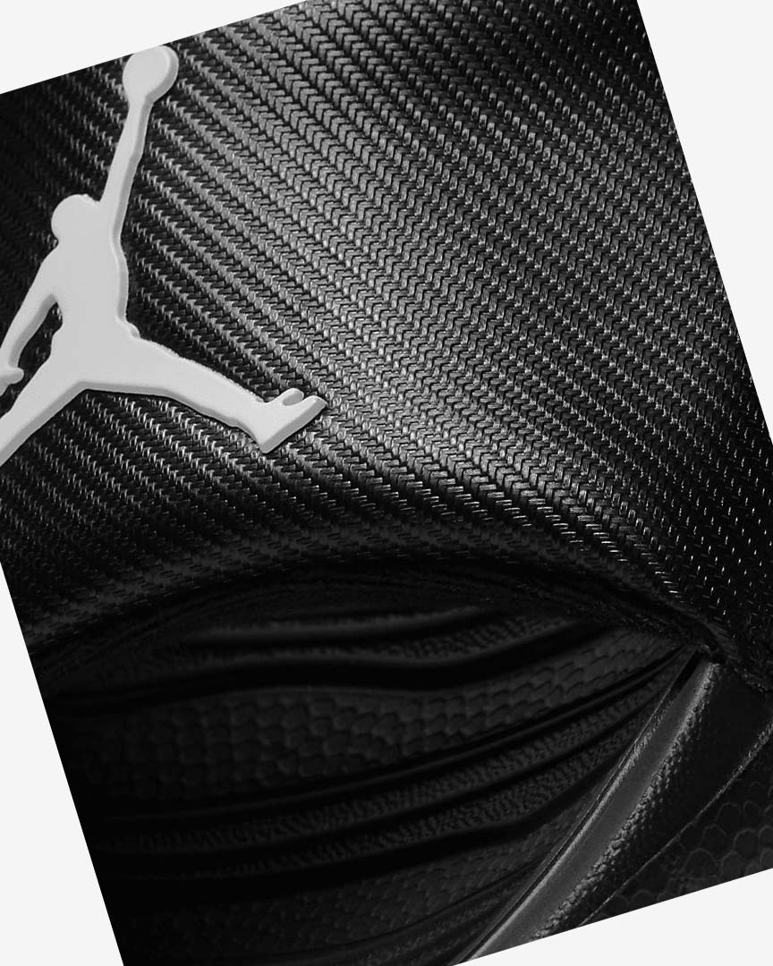 Black / White Nike Jordan Break Boys' Slides | CA_4802