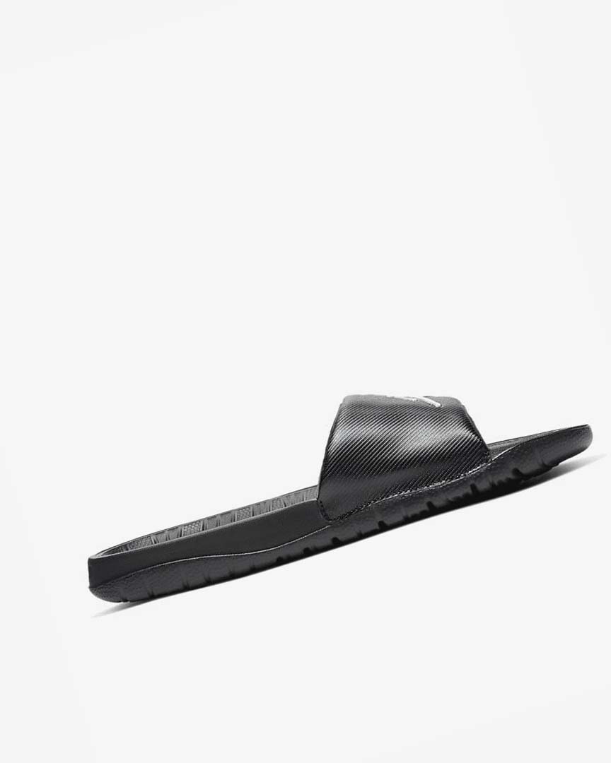 Black / White Nike Jordan Break Men's Slides | CA_1205