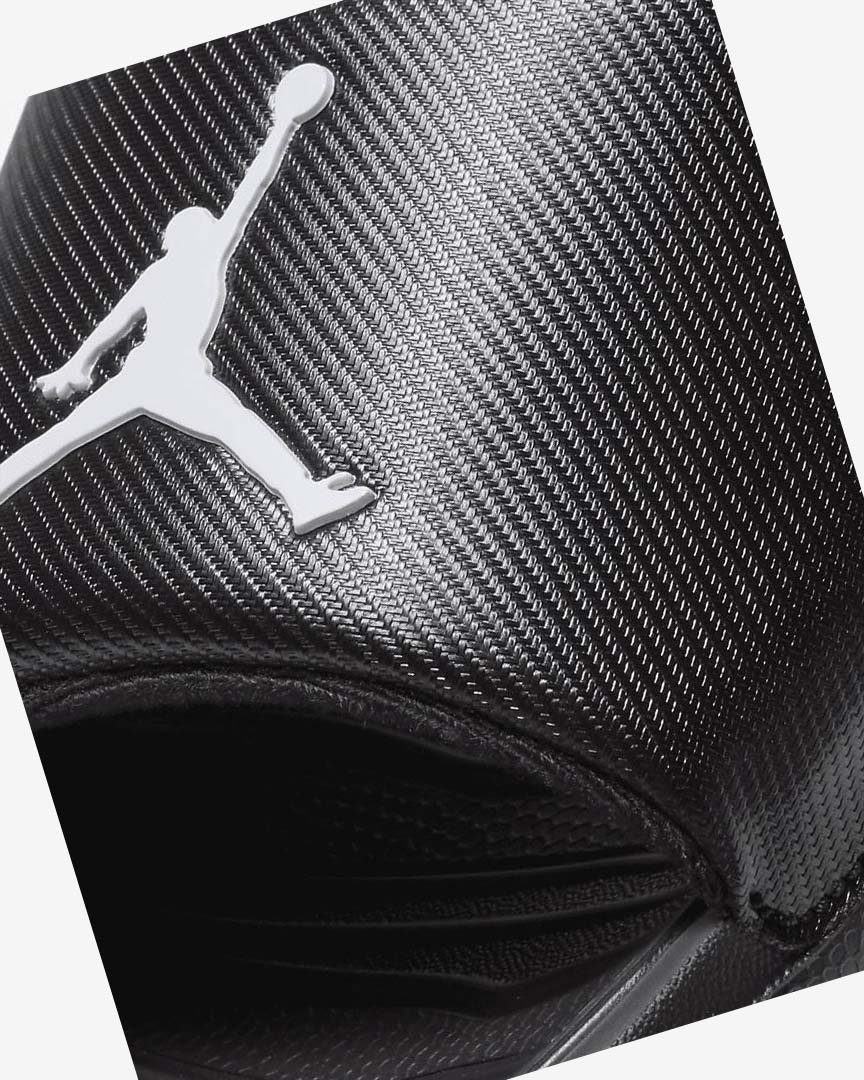 Black / White Nike Jordan Break Men's Slides | CA_1205