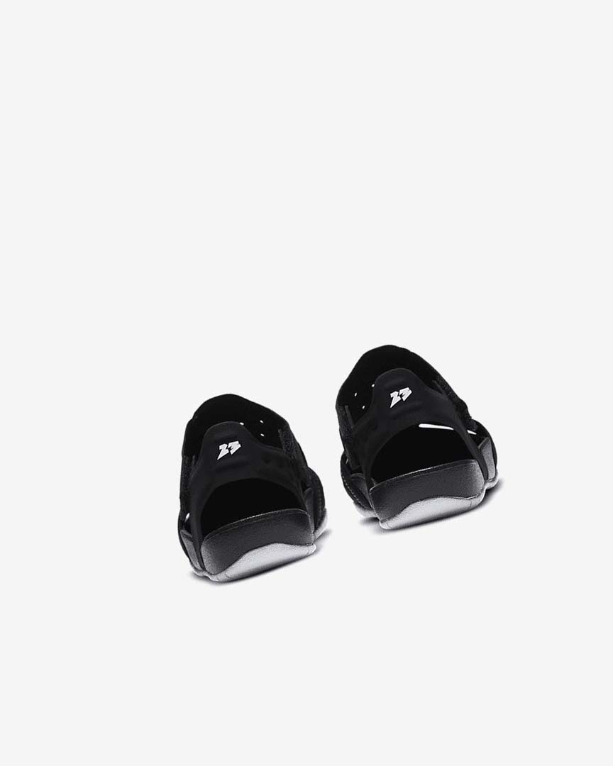 Black / White Nike Jordan Flare Boys' Shoes | CA_5213