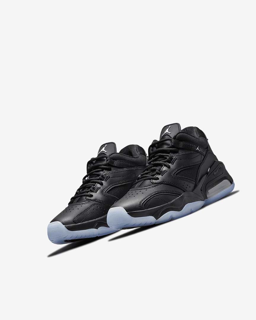 Black / White Nike Jordan Point Lane Boys' Basketball Shoes | CA_3216