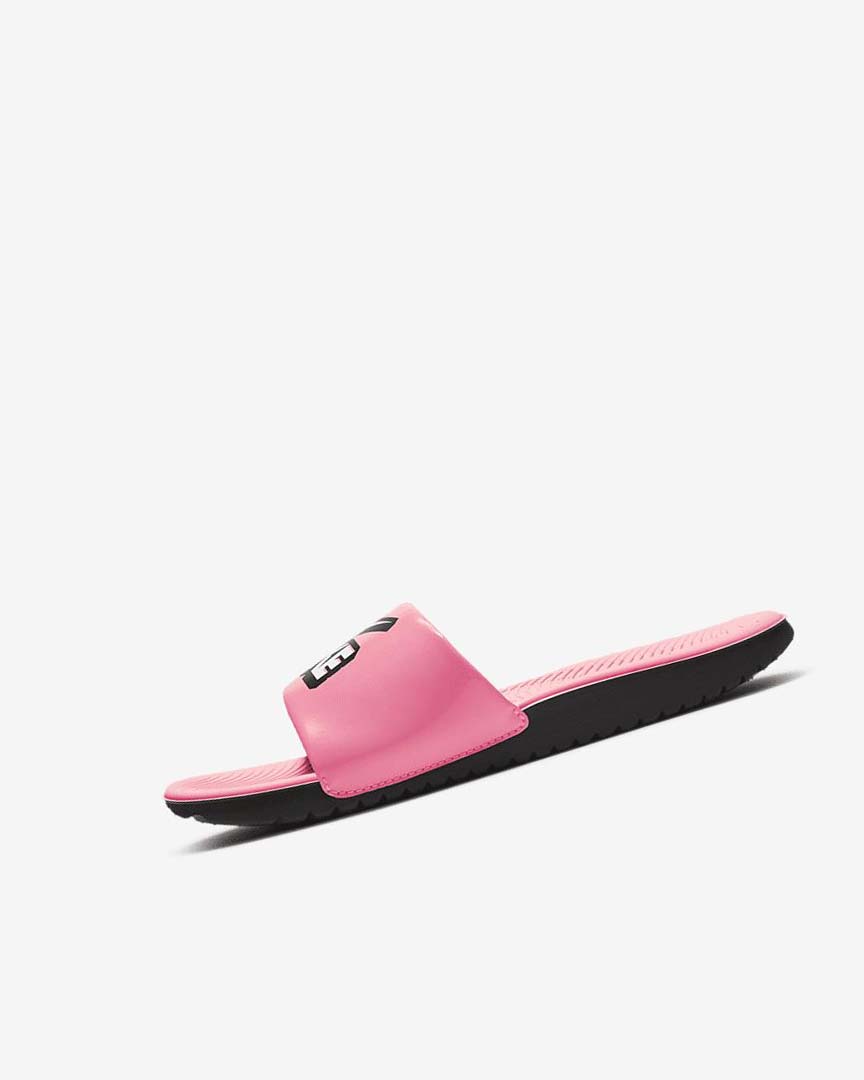 Black / White Nike Kawa Boys\' Slides | CA_2648