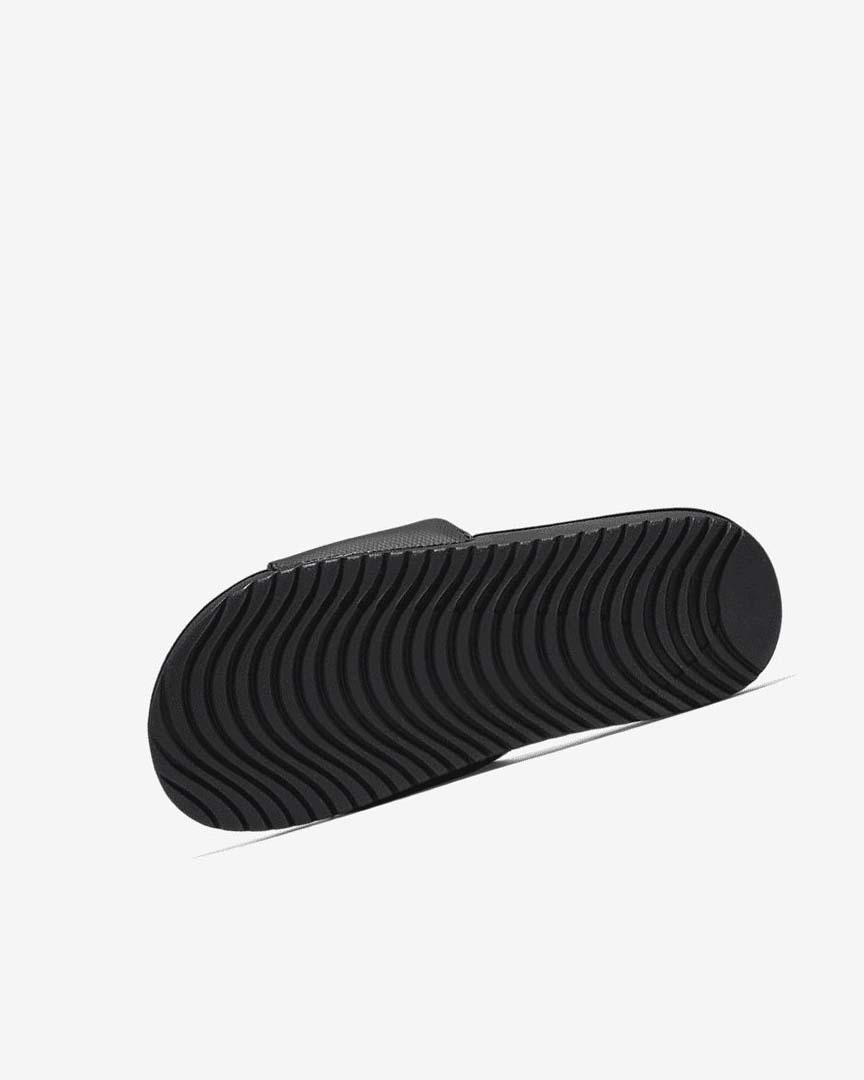 Black / White Nike Kawa Boys' Slides | CA_2791