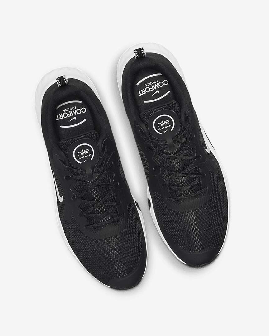 Black / White Nike Renew In-Season TR 11 Women's Training Shoes | CA_2690