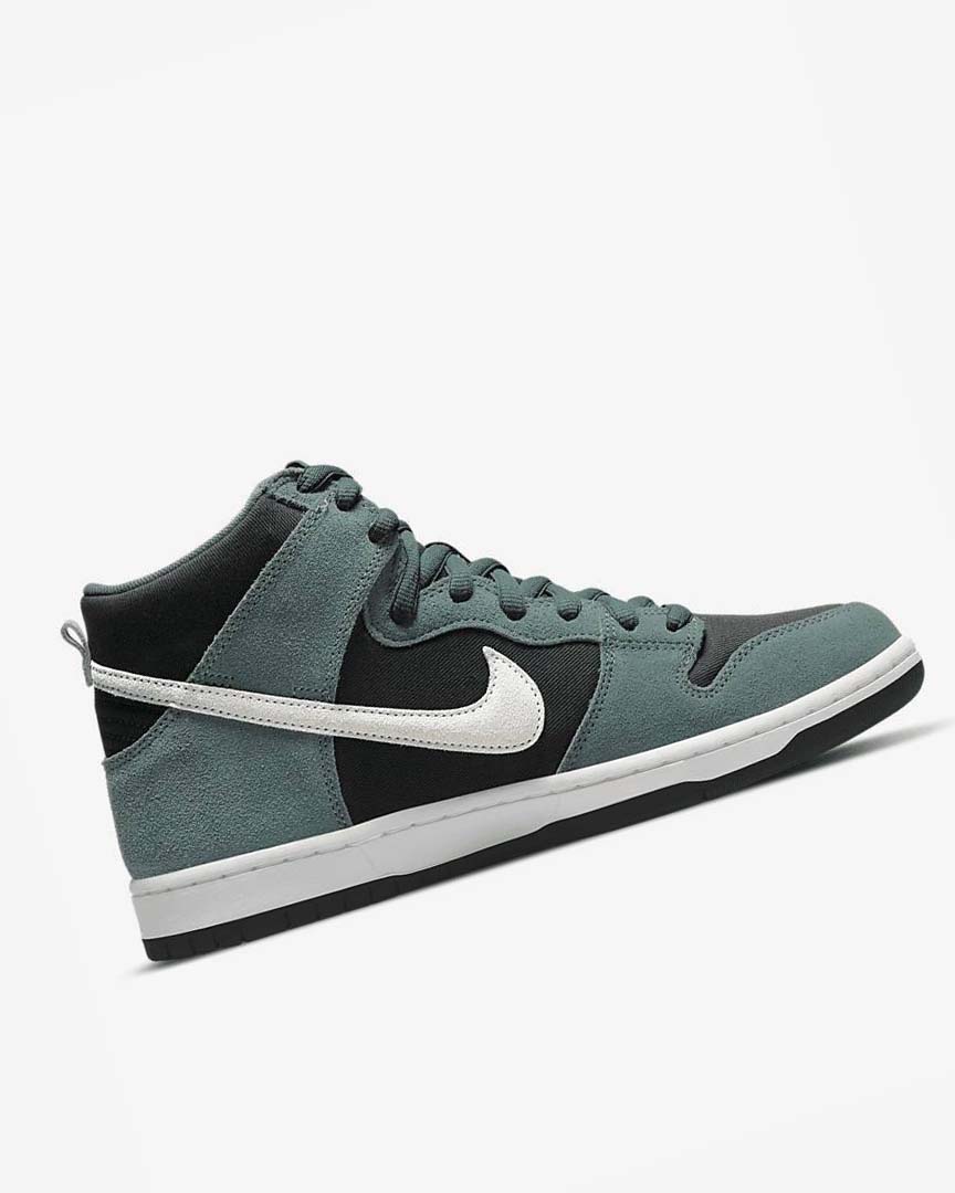 Black / White Nike SB Dunk High Pro Men's Skate Shoes | CA_2693
