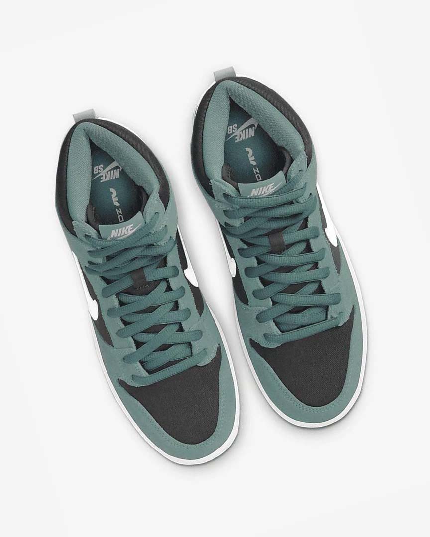 Black / White Nike SB Dunk High Pro Men's Skate Shoes | CA_2693
