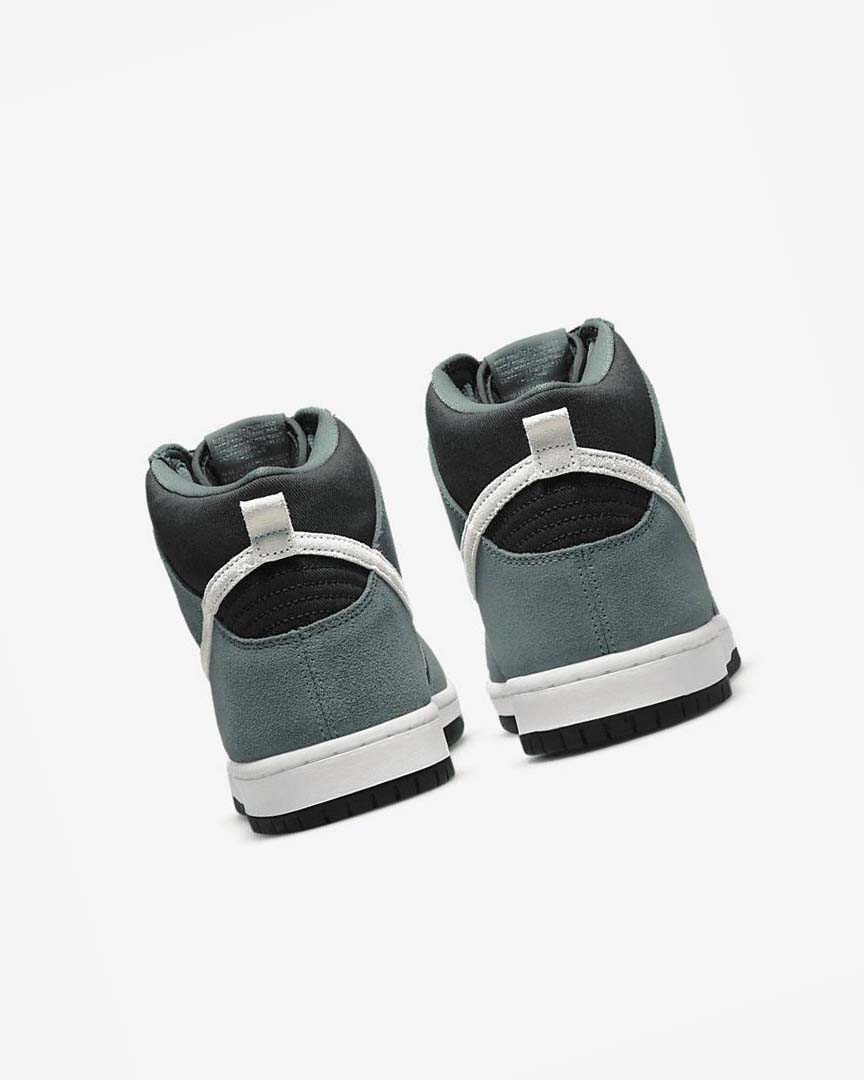 Black / White Nike SB Dunk High Pro Men's Skate Shoes | CA_2693