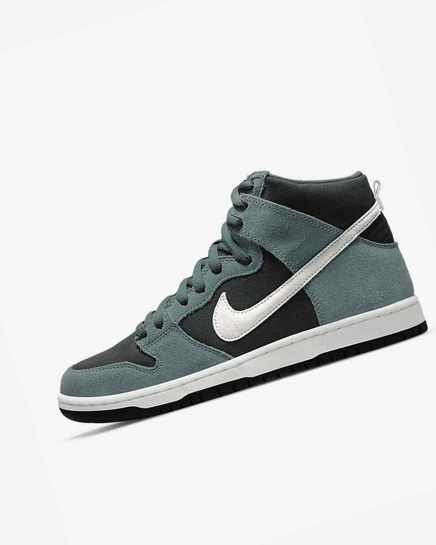 Black / White Nike SB Dunk High Pro Men\'s Skate Shoes | CA_2693