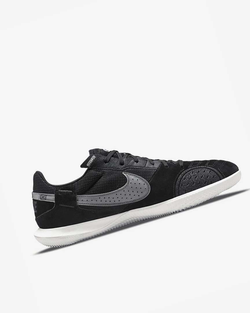 Black / White Nike Streetgato Men's Soccer Shoes | CA_5224