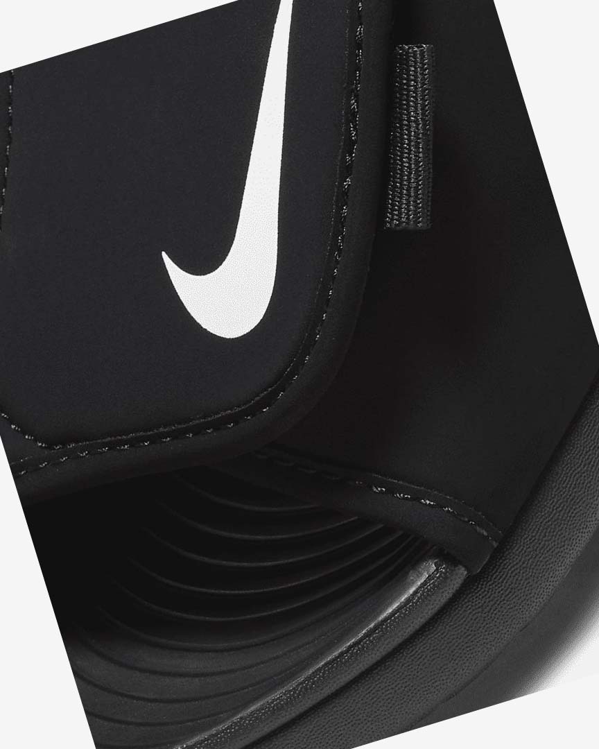 Black / White Nike Sunray Adjust 5 V2 Boys' Sandals | CA_4657