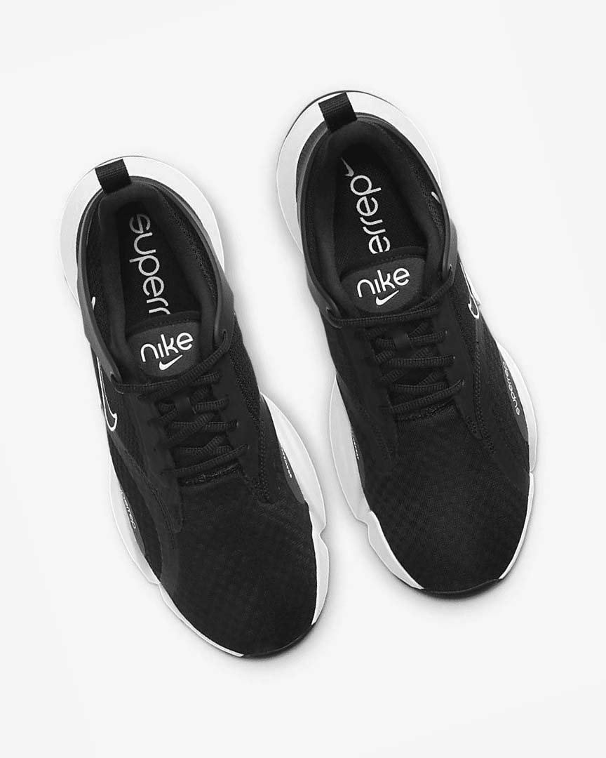 Black / White Nike SuperRep Go 2 Men's Training Shoes | CA_2819