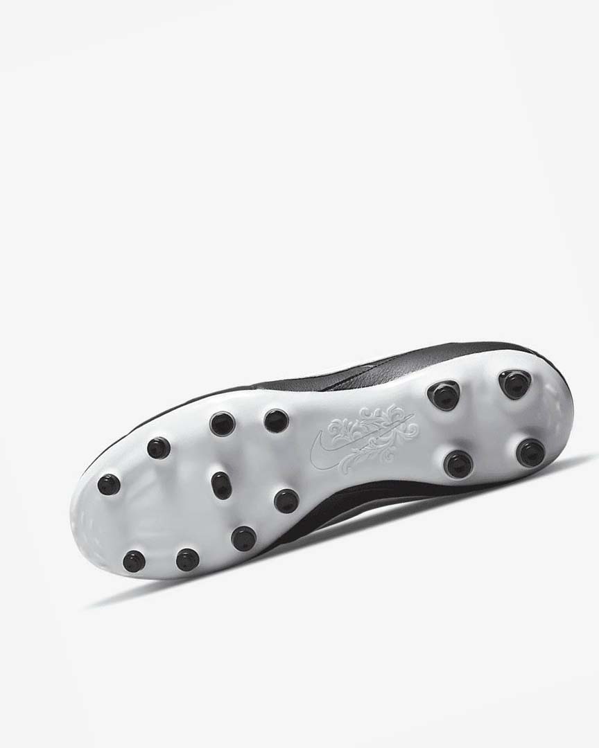Black / White Nike The Premier 3 FG Men's Soccer Cleats | CA_4694