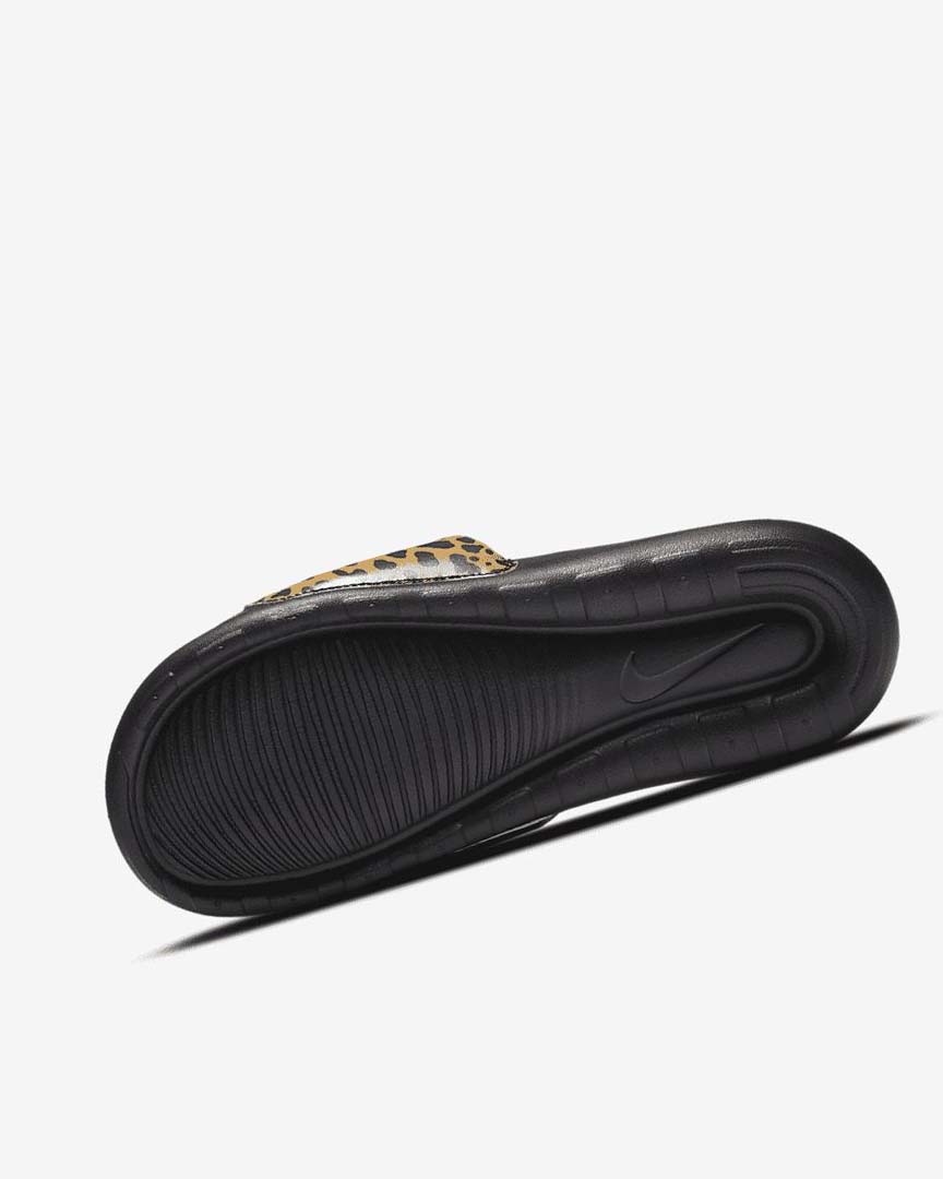 Black / White Nike Victori One Women's Slides | CA_2440