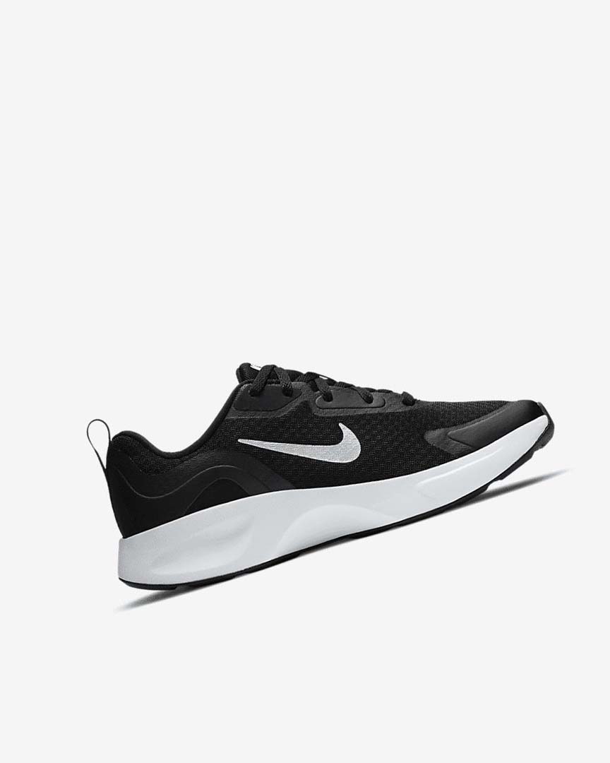 Black / White Nike Wearallday Boys' Sneakers | CA_1108
