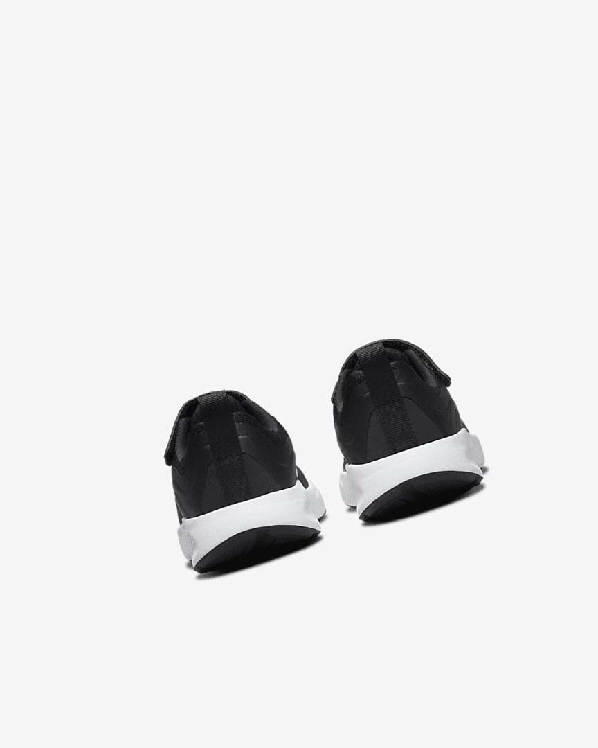 Black / White Nike Wearallday Boys' Sneakers | CA_3045
