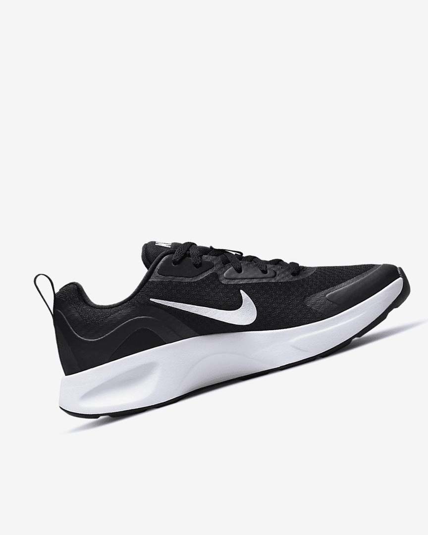 Black / White Nike Wearallday Women's Sneakers | CA_4511