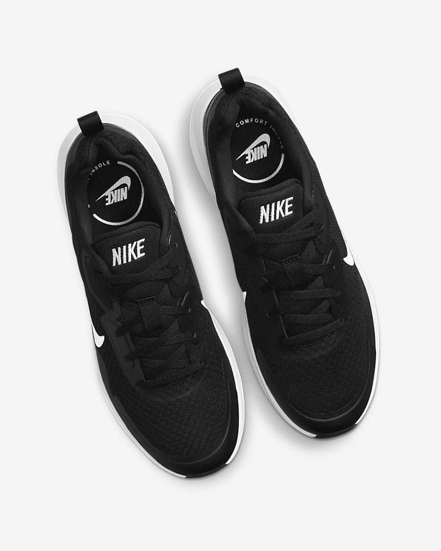 Black / White Nike Wearallday Women's Sneakers | CA_4511