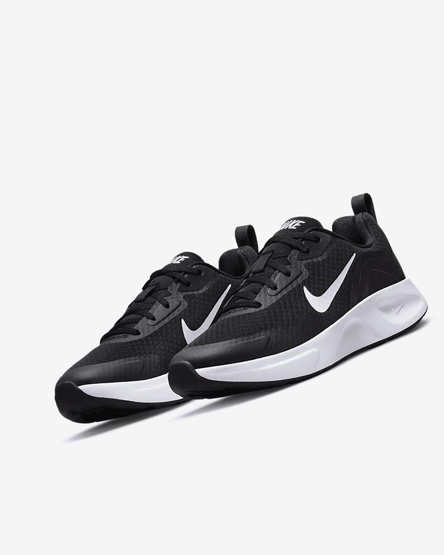 Black / White Nike Wearallday Women's Sneakers | CA_4511