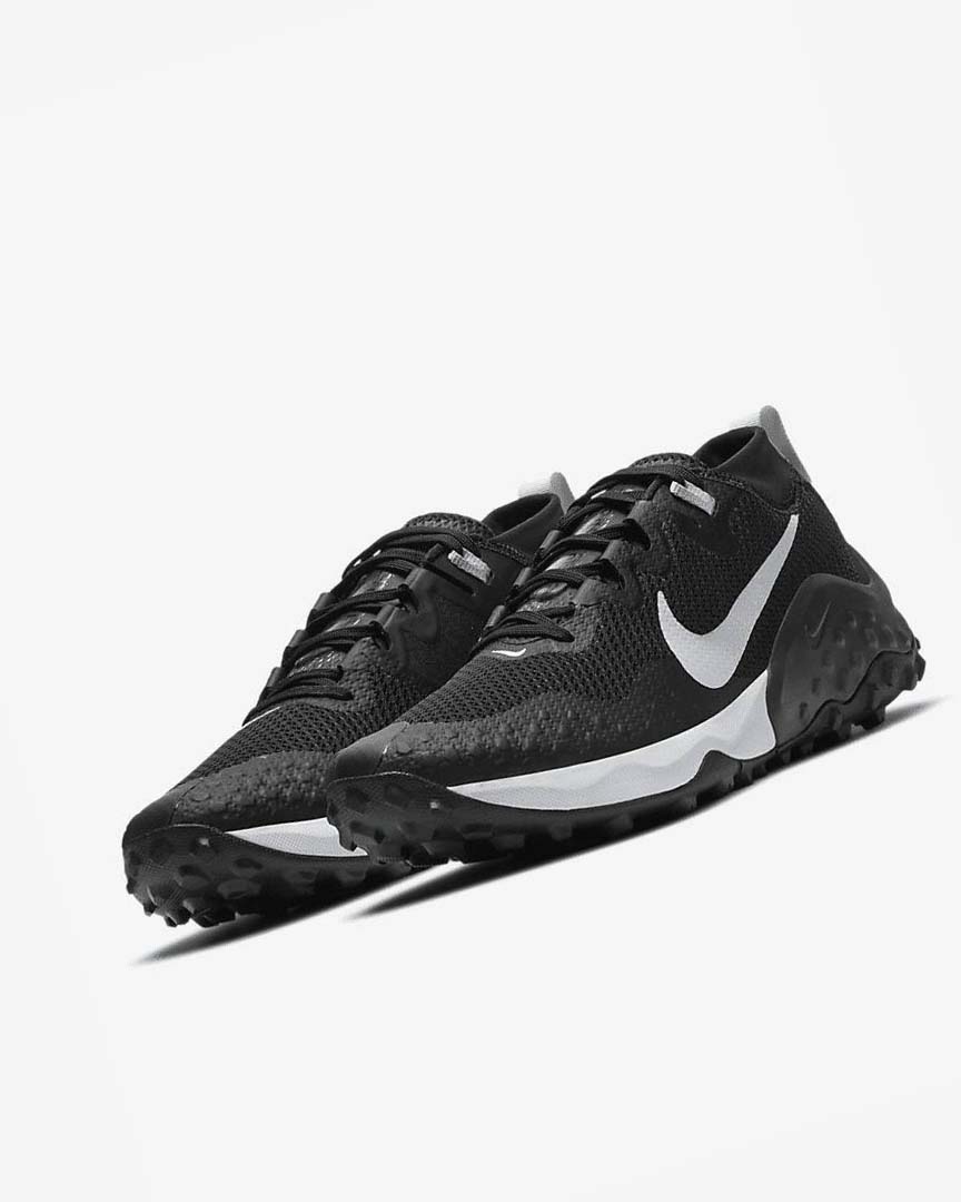 Black / White Nike Wildhorse 7 Men's Trail Running Shoes | CA_3118
