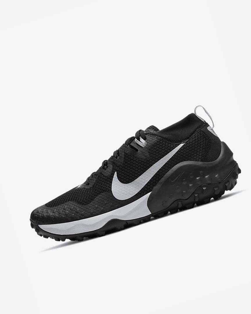 Black / White Nike Wildhorse 7 Men\'s Trail Running Shoes | CA_3118