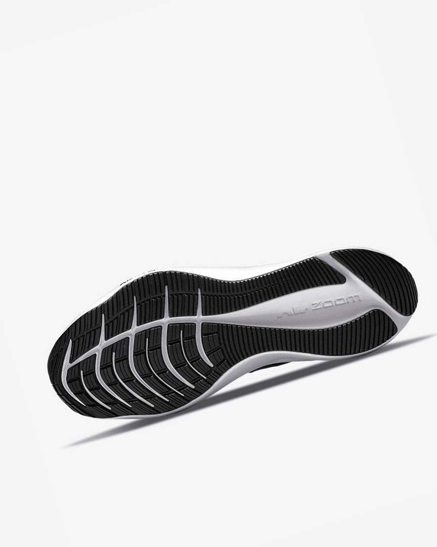 Black / White Nike Winflo 8 Men's Running Shoes | CA_4985