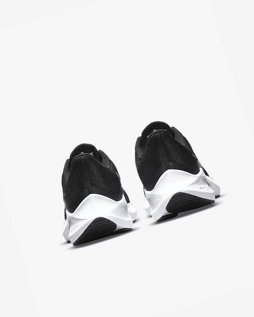 Black / White Nike Winflo 8 Men's Running Shoes | CA_4985