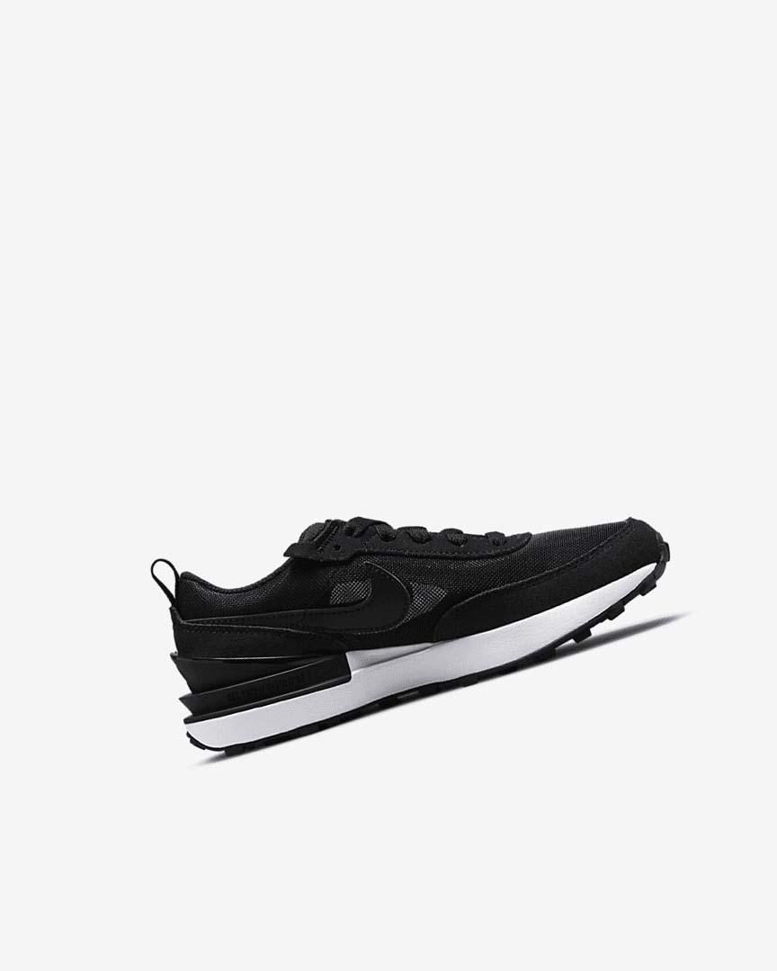 Black / White / Orange / Black Nike Waffle One Girls' Sneakers | CA_2366
