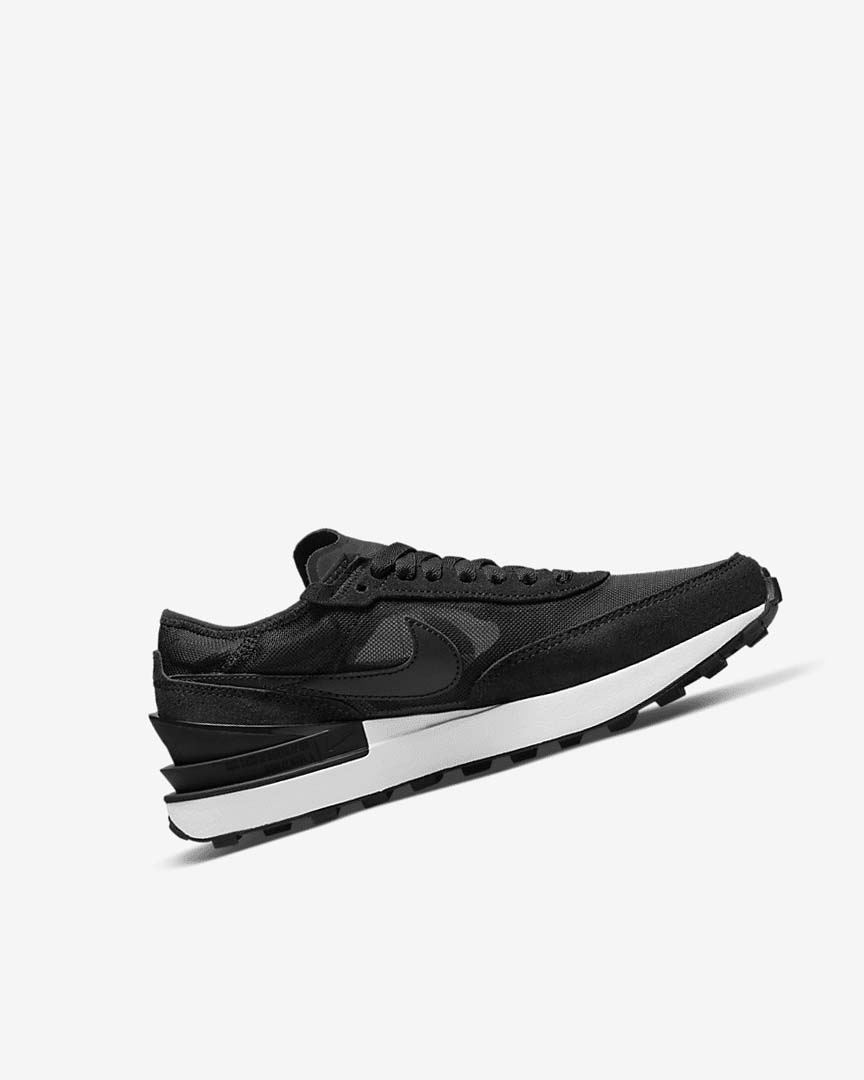 Black / White / Orange / Black Nike Waffle One Girls' Sneakers | CA_2623