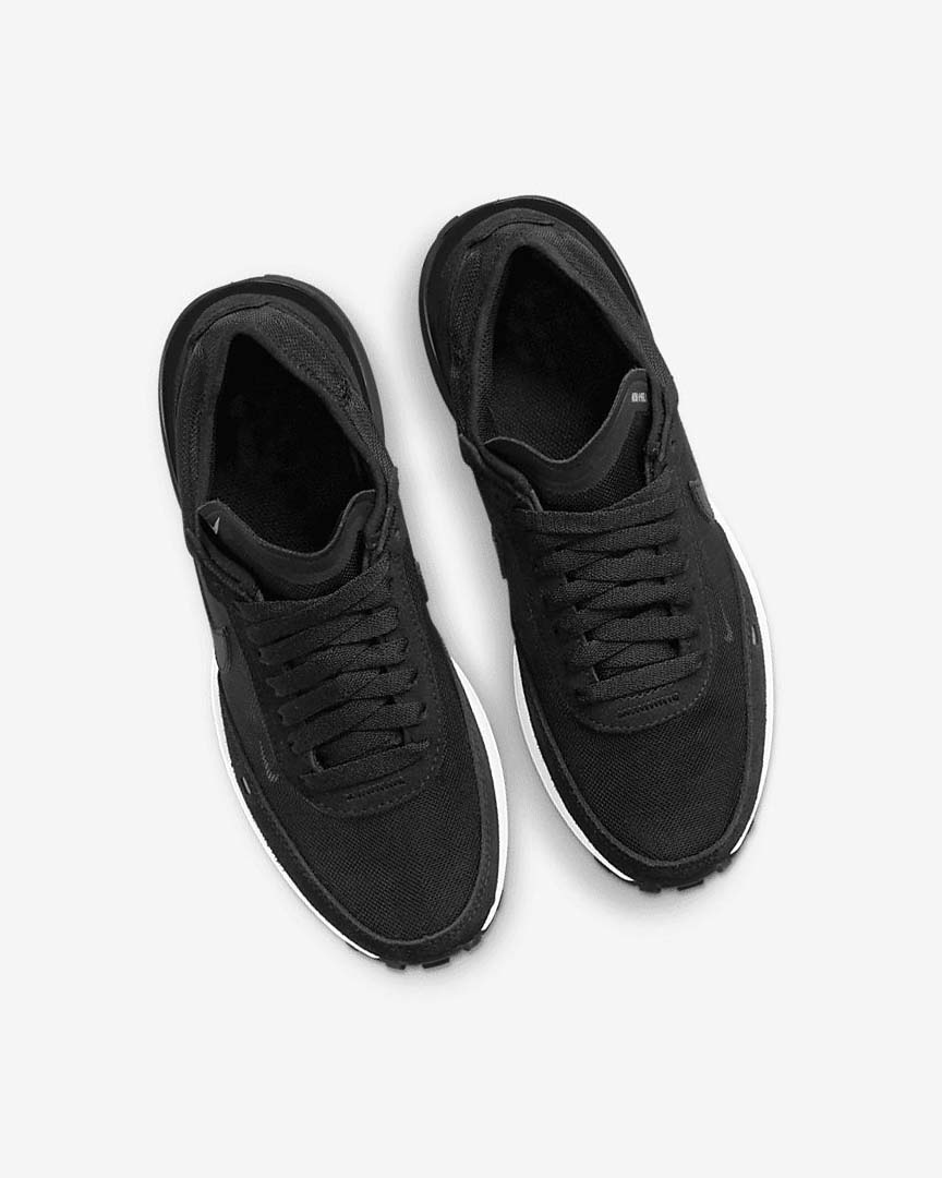 Black / White / Orange / Black Nike Waffle One Girls' Sneakers | CA_2623