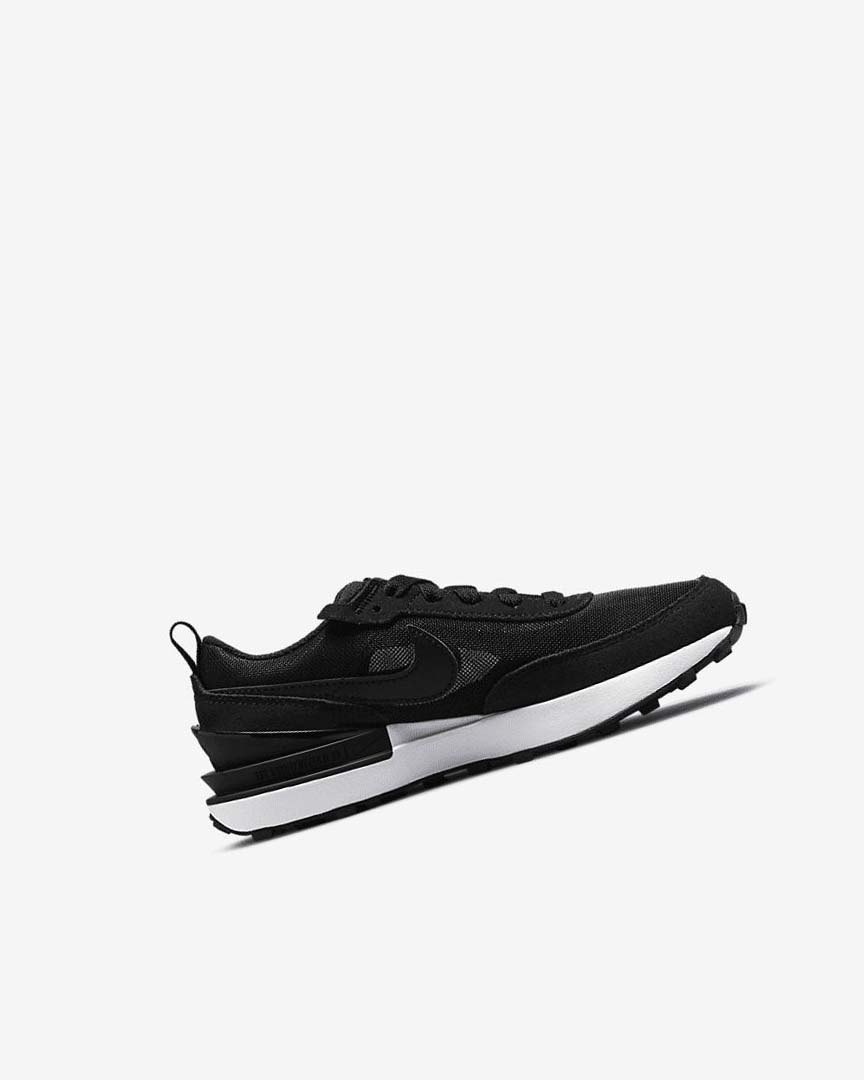Black / White / Orange / Black Nike Waffle One Boys' Sneakers | CA_4776