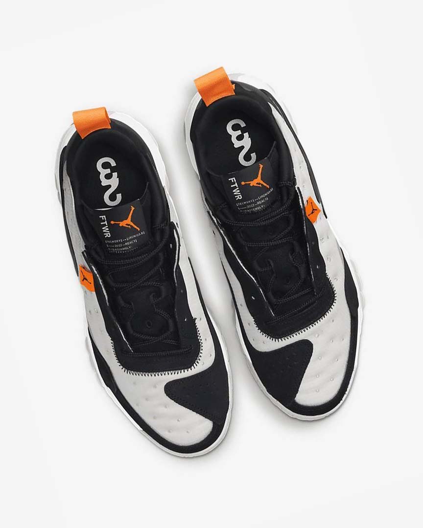Black / White / Orange Nike Jordan Delta 2 Men's Basketball Shoes | CA_2903