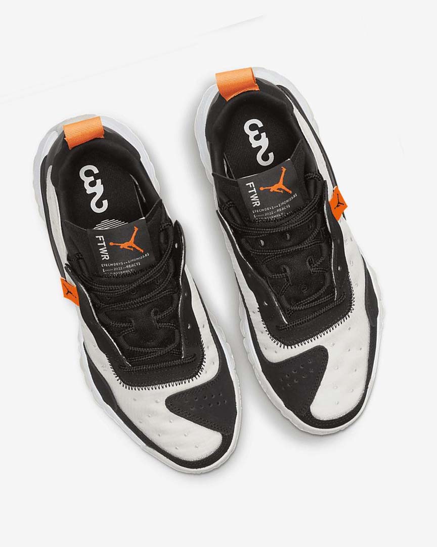 Black / White / Orange Nike Jordan Delta 2 Women's Basketball Shoes | CA_4508